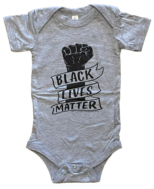Black Lives Matter (Fist) Baby Onesie - Sale!