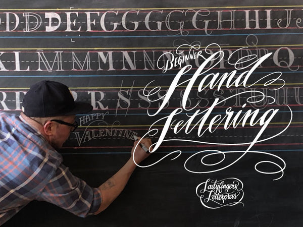 2-Day Hand-Lettering for Beginners Class • Sundays, June 7 and 14, 2026, 10am-2pm