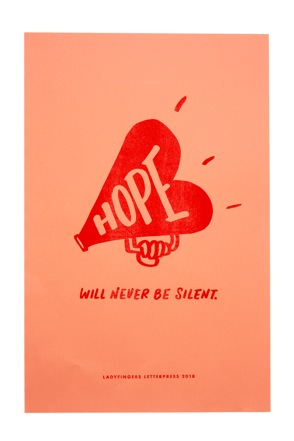 Hope Will Never Be Silent Poster (Set of 15)