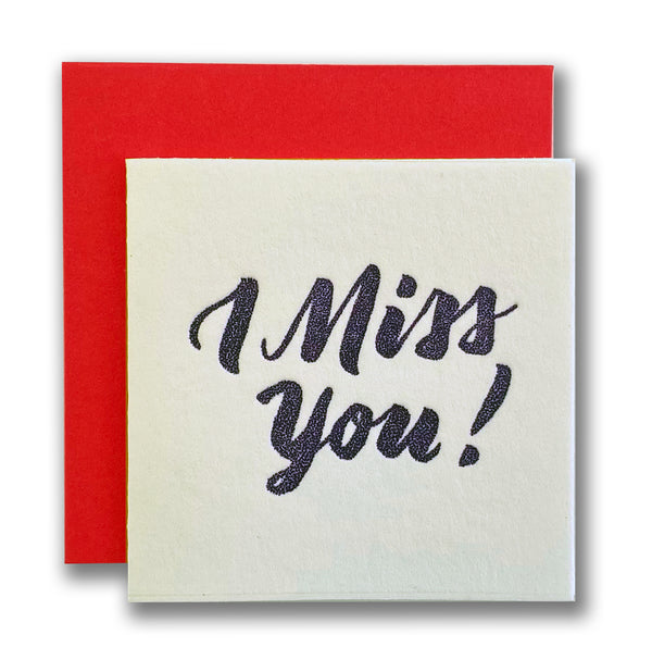 Tiny Card - I Miss You