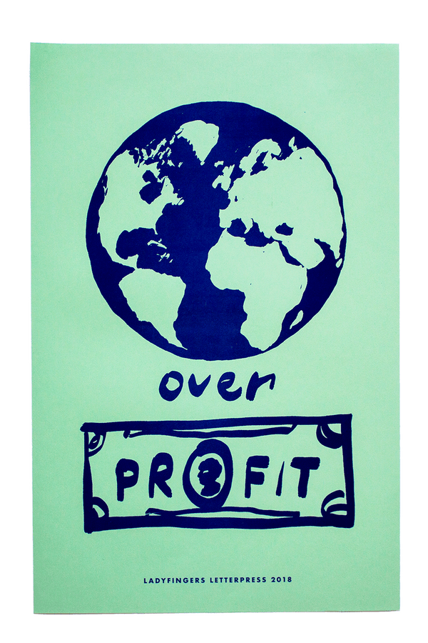 Planet Over Profit Poster (Set of 15)