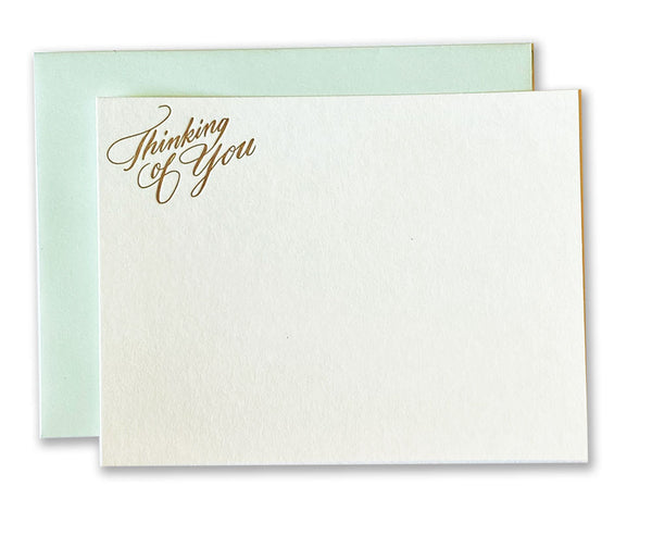 Thinking of You Boxed Set of 6 Letterpress Cards