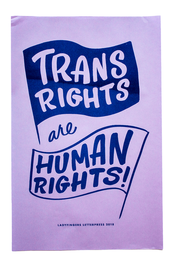 Trans Rights Are Human Rights Poster (Set of 15)