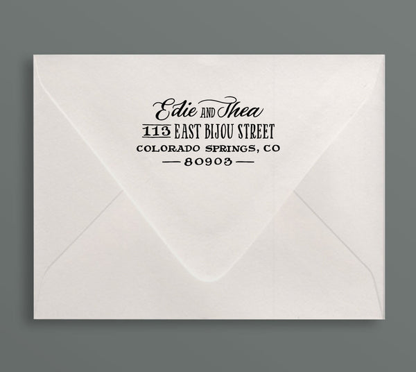 Union Return Address Rubber Stamp