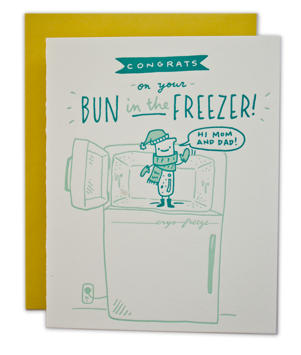 Congrats On Your Bun In The Freezer! (Mom and Dad version)