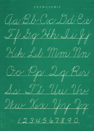 Penmanship Print